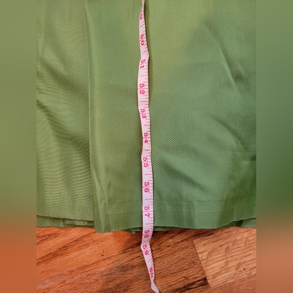 Elegant Green Evening Gown From The 1950s/1960s Hand Sewn - Picture 16 of 16